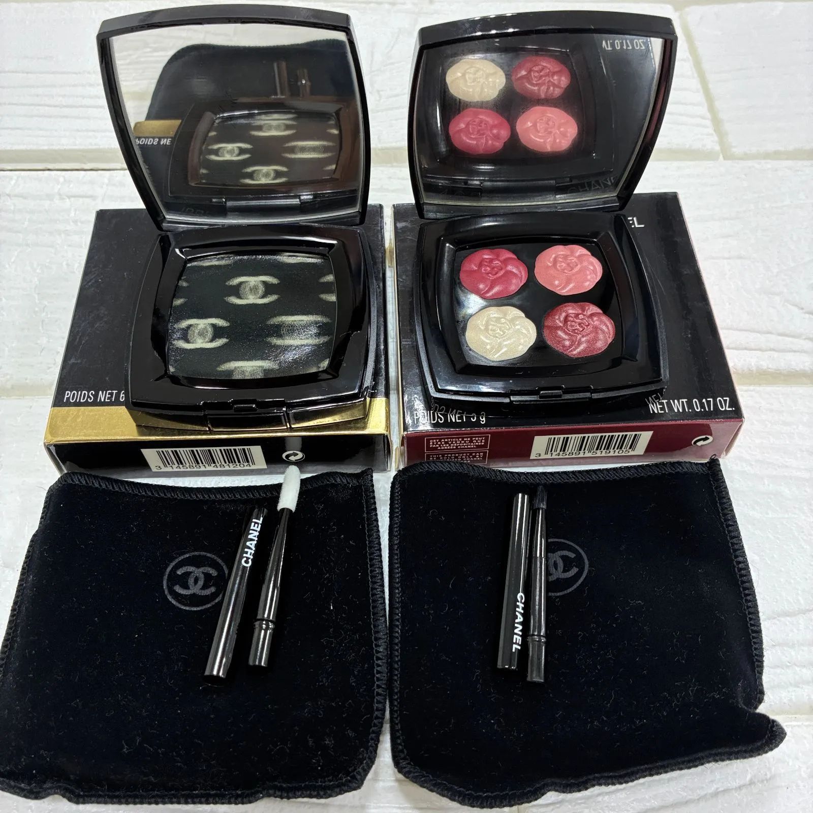 S635 新品　未使用　シャネル レ キャトル カメリア ドゥ シャネル リップカラー イレール グロス トランス パラン リップグロス ２個セット 264035060