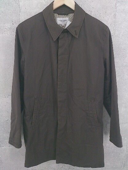 ◇ UNITED ARROWS BLUE LABEL ユナイテッドアローズブルーレーベル 長袖 ステンカラーコート S ブラウン # 【1002799343794】