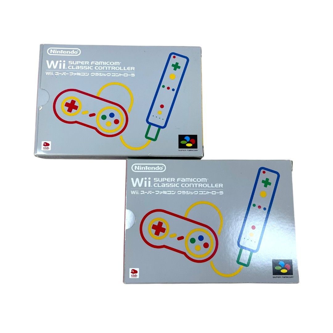 新品未使用】Wii用 スーパーファミコン クラシックコントローラ クラブ