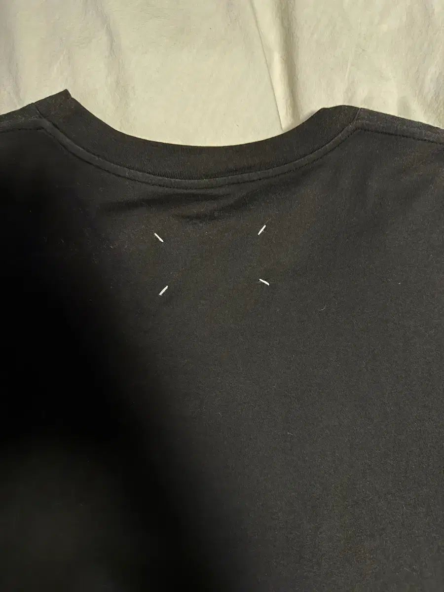 メゾンマルジェラ スティッチ Tシャツ ブラック L