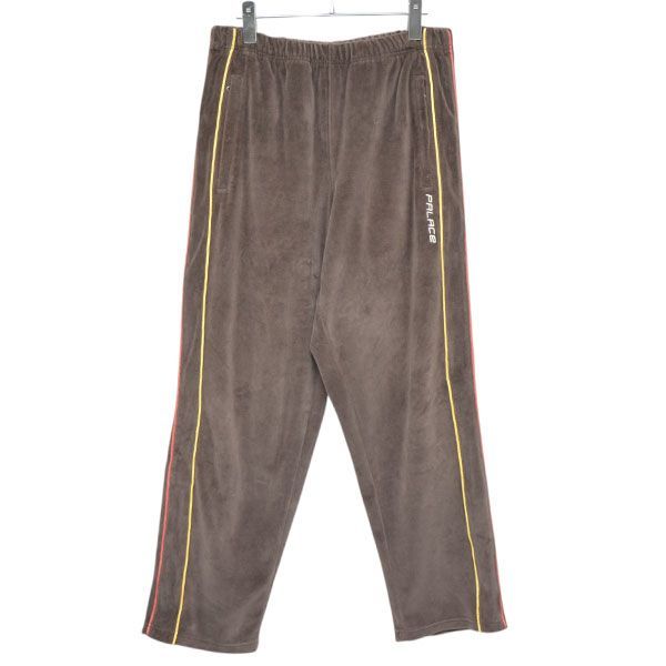 PALACE　パレス　2025SS　PIPED VELOUR JOGGER FOX　ベロアトラックジョガーパンツ　スウェットワイドパンツ　8054000244683