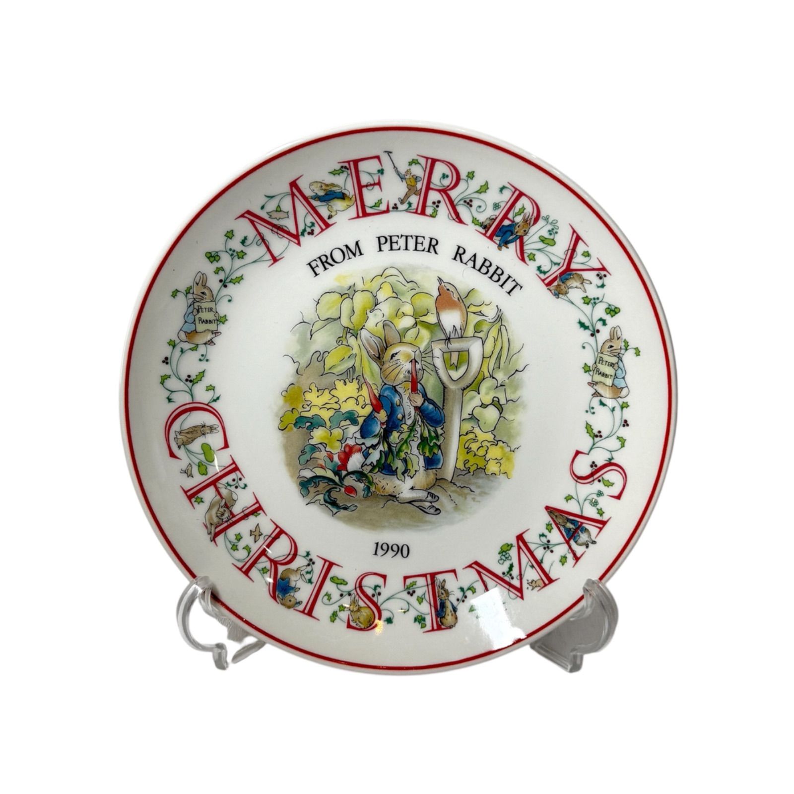 WEDGWOOD ウェッジウッド ピーターラビットシリーズ 1990年 クリスマス
