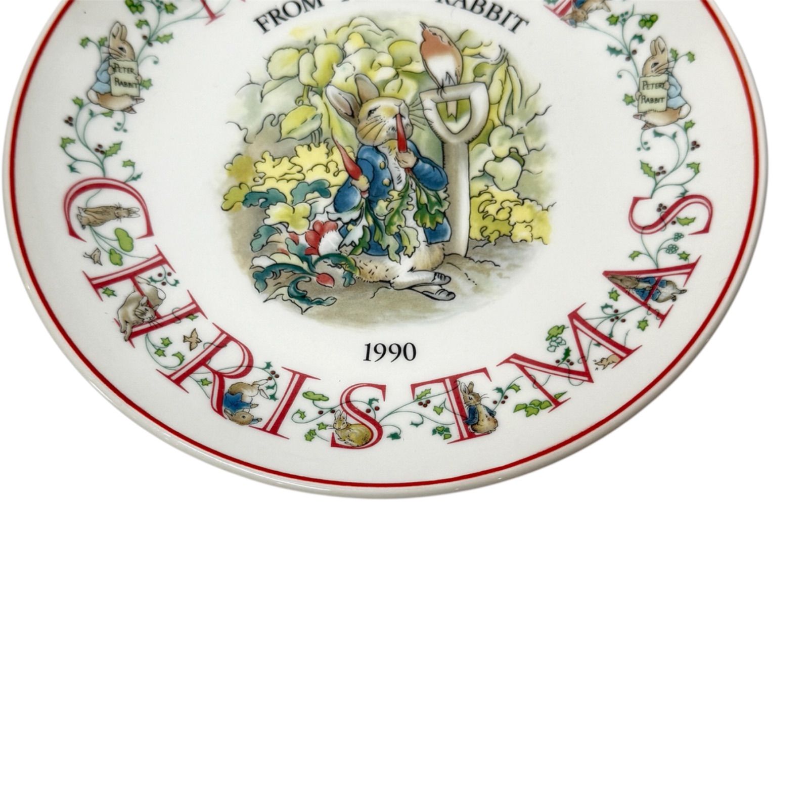 WEDGWOOD ウェッジウッド ピーターラビットシリーズ 1990年 クリスマス