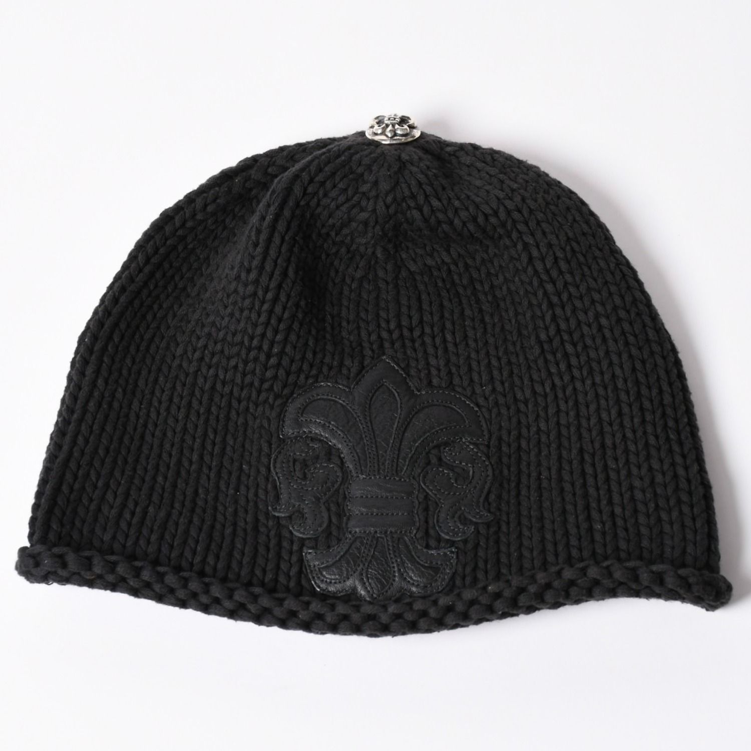 CHROME HEARTS クロムハーツ FUCK YOU ビーニー ニットキャップ クロス