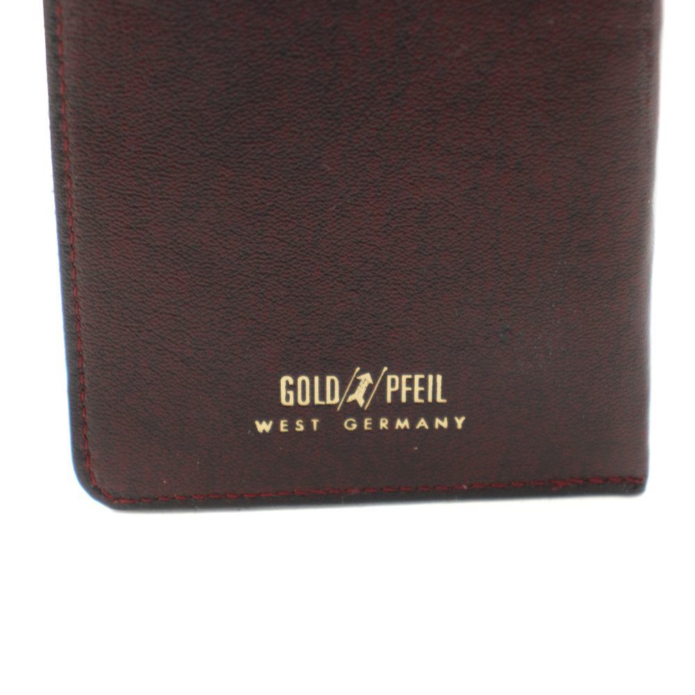 ゴールドファイル GOLD PFEIL メガネケース レザー 茶 ブラウン ゴールドファイル GOLD PFEIL メガネケース レザー 茶 ブラウン /KU