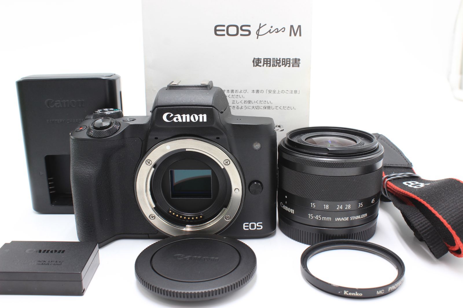 Canon EOS Kiss M ズームキット キヤノン ブラック