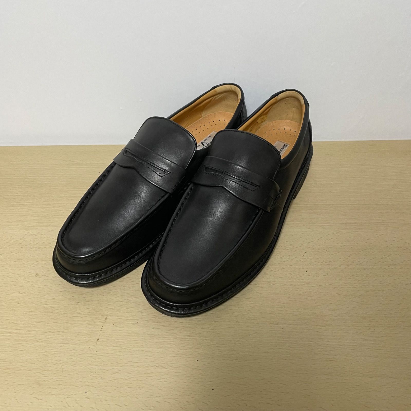 極美品 Rinescante Valentiano 3701 本革 ローファー 28cm 4E 日本製 