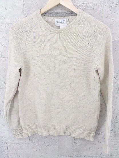 ◇ UNITED ARROWS ユナイテッドアローズ ウール ニット 長袖 セーター S ベージュ # 【1002799507318】