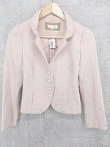 ◇ TO BE CHIC トゥービーシック 長袖 ジャケット 40 ピンク * 【1002799498746】
