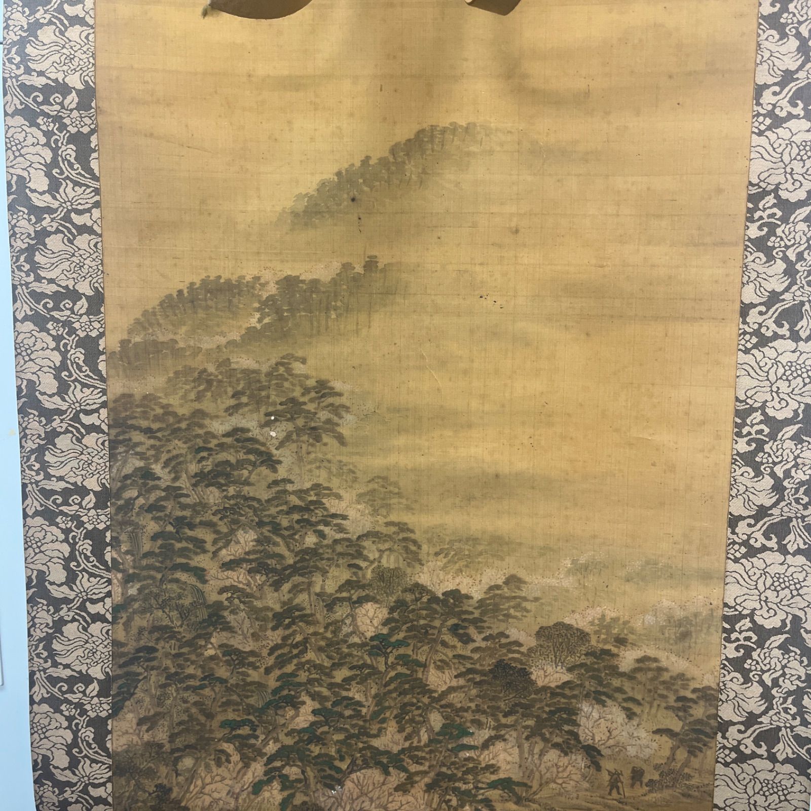 掛け軸 景文 風景画 日本画 骨董品 美術品 絵画 - メルカリ