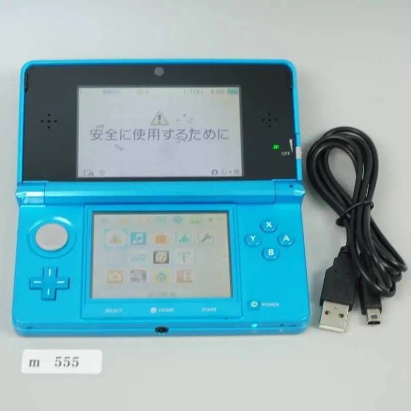 【ｍ555rr】 Nintendo 3DS 本体 ライトブルー 訳あり 難あり