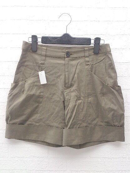 ◇ Spick and Span Noble スピックアンドスパンノーブル ロールアップ ショート パンツ 38 ブラウン * 【1002799745277】