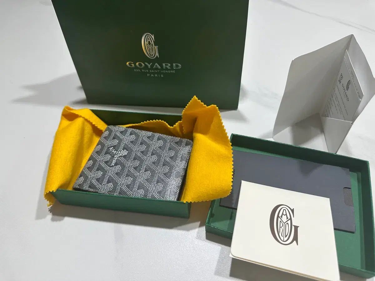 Maison Goyard カードウォレット グレー + フール 構成