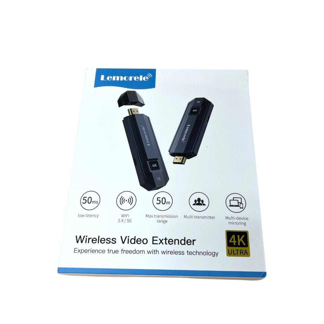 【新品未使用】無線HDMI Lemorele Wireless Video Extender 4K P50