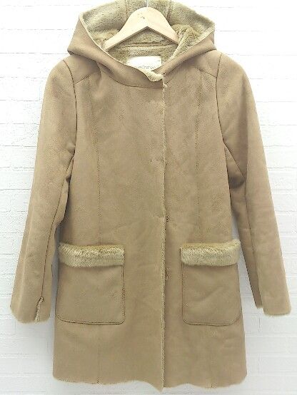 ■ Jewel Changes ジュエル チェンジズ UNITED ARROWS 長袖 コート 36 ブラウン * 【1002799776301】