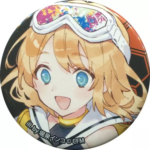 鏡音リン 缶バッジ 初音ミク展示会 堀泉インコ 中古】バッジ・ピンズ(キャラクター) 鏡音リン(堀泉インコver