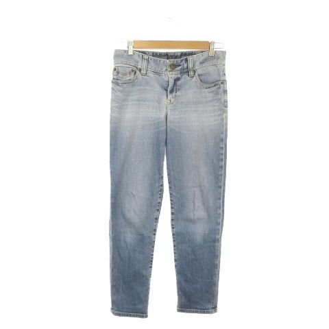 バーバリー ロンドン BURBERRY LONDON デニム ジーンズ 36 青 ブルー インディゴ ウォッシュ加工 テーパードシルエット B1R04-513-26 /AO11 ■ECD004