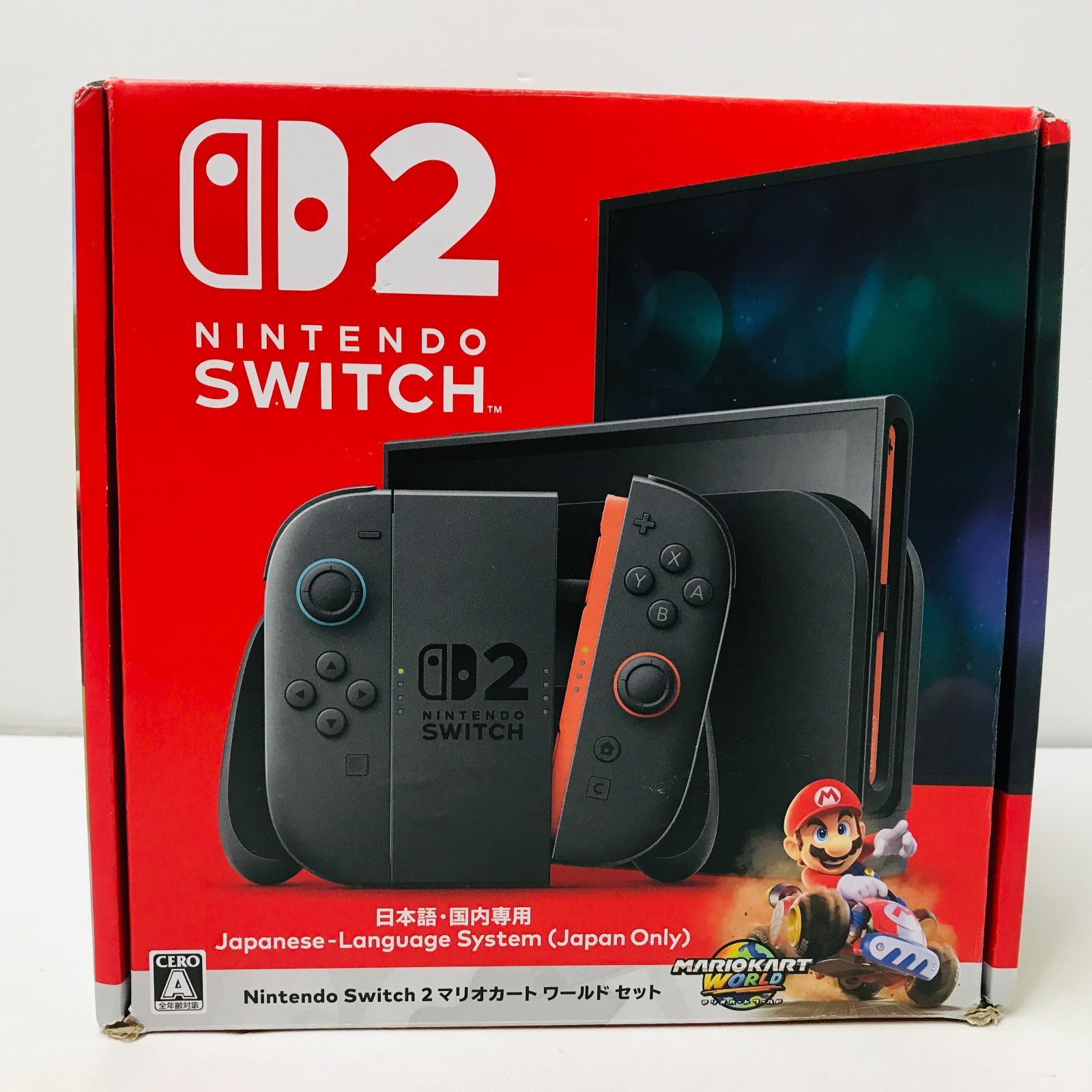 Nintendo Switch2　マリオカートセット　ニンテンドースイッチ2　日本語.国内専用　※マリオカート使用不可　初期化済み　本体　A01-221