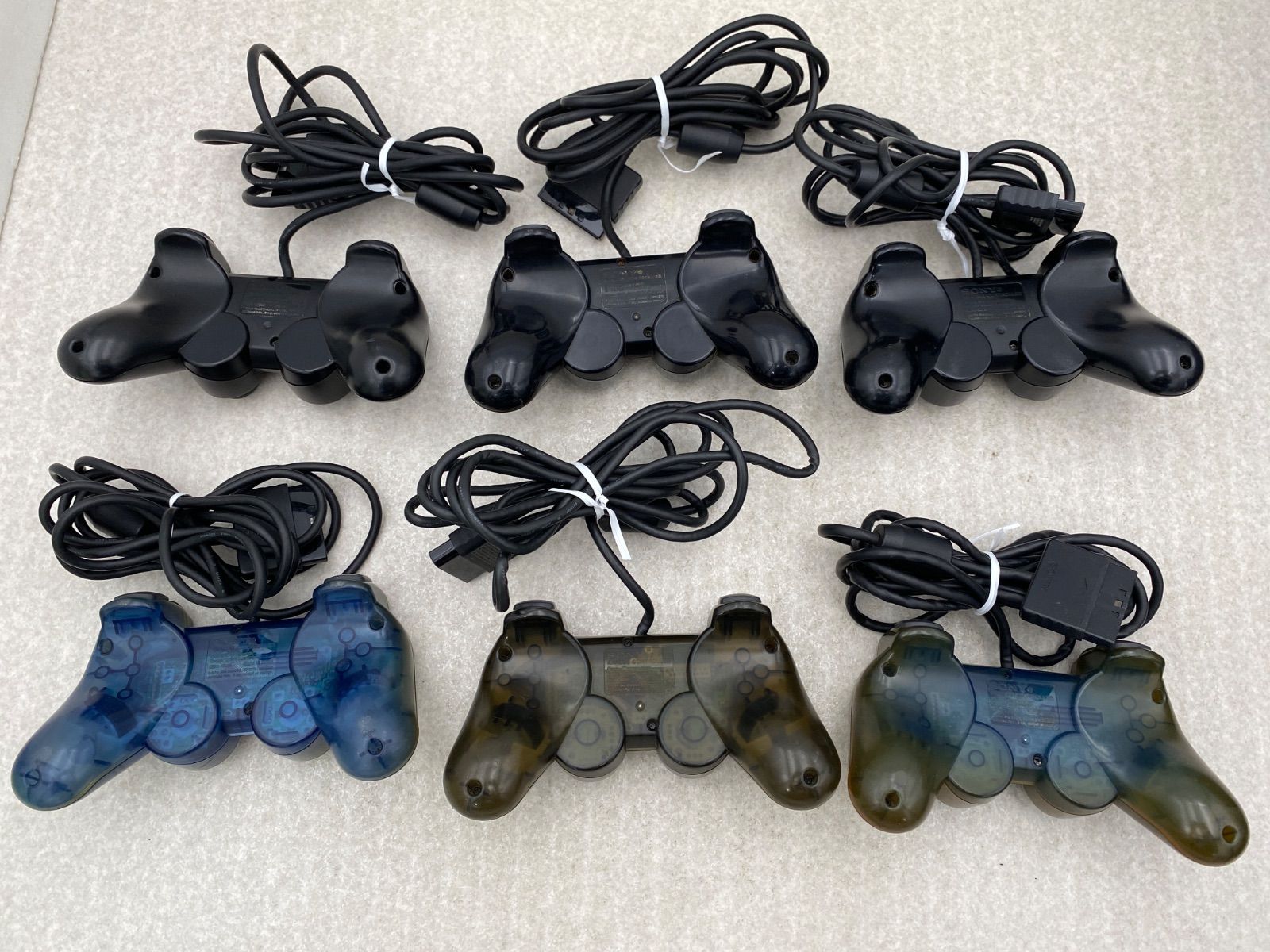 SONY プレイステーション2　DualShock 2　コントローラー　ジャンク　まとめ売り　３０点
