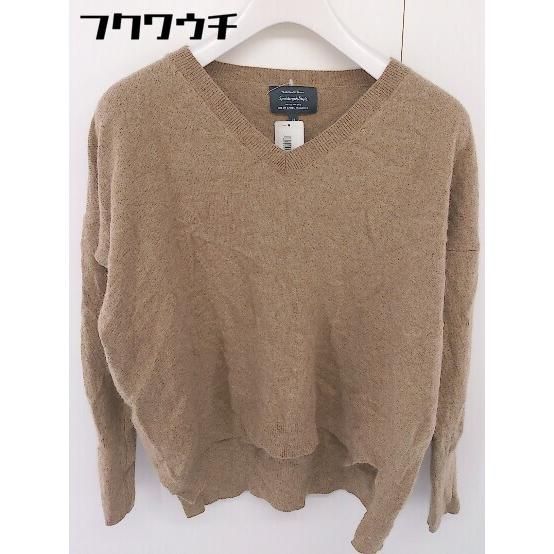 ◇ green label relaxing UNITED ARROWS Vネック ニット セーター サイズ38 ブラウン レディース 【1107150007855】