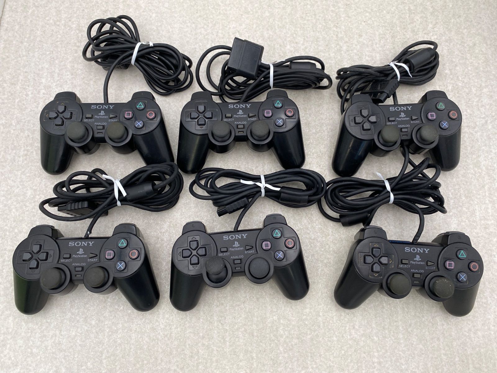 SONY プレイステーション2　DualShock 2　コントローラー　ジャンク　まとめ売り　３０点