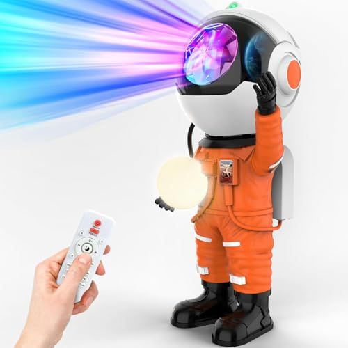 プラネタリウム 家庭用 本格的 人気、宇宙飛行士ベッドサイドランプ、部屋用ナイトライト タイマーとリモコン付きの星空ライト、15種点灯モード 輝度調整可 室内 プロジェクター ナイトライト、 癒し 雰囲気作り、子供・女の子・男の子・大人向けギ 1321e58f