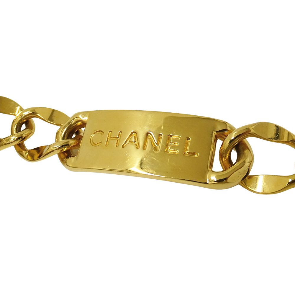 シャネル CHANEL ベルト レディース ブランド チェーンベルト ゴールド