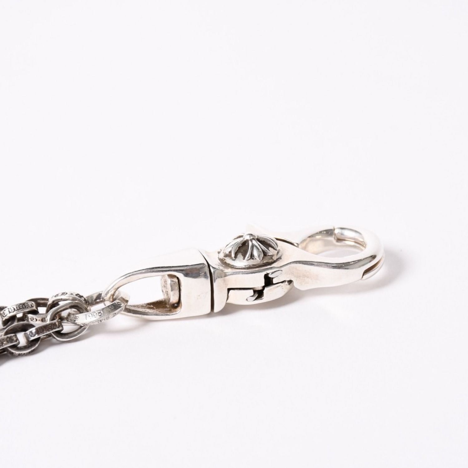 極美品 CHROME HEARTS クロムハーツ DICE DBL KEY CHAIN ダブルダイス