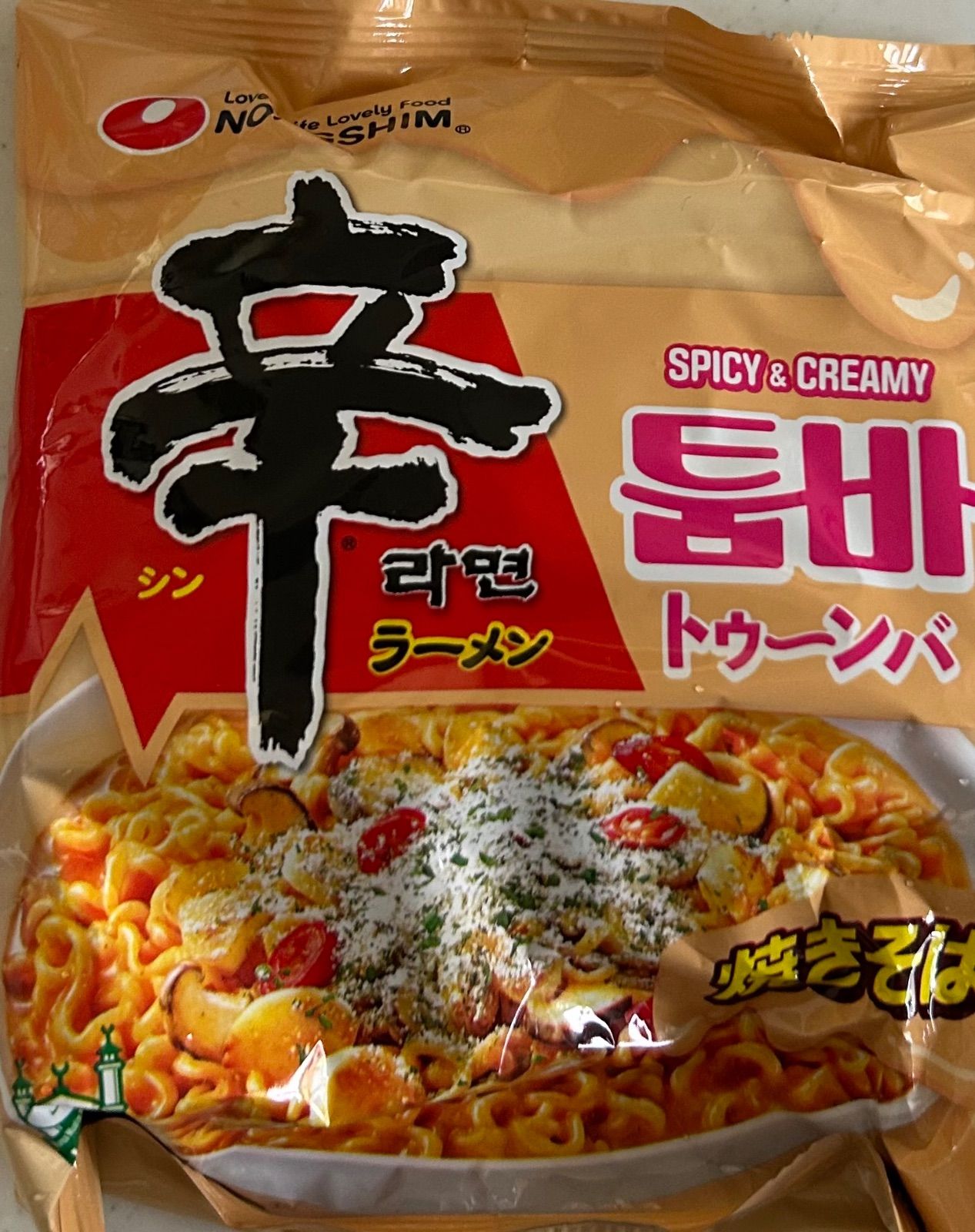 農心 辛ラーメン トゥンバ 137g ハラル認証済 韓国袋麺 - メルカリ