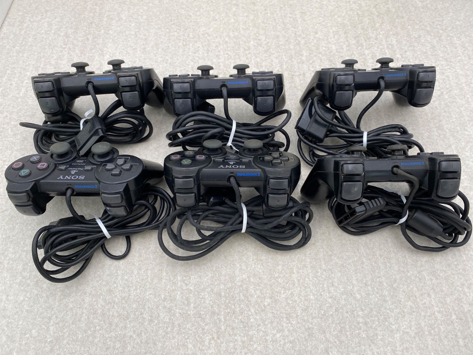 SONY プレイステーション2　DualShock 2　コントローラー　ジャンク　まとめ売り　３０点
