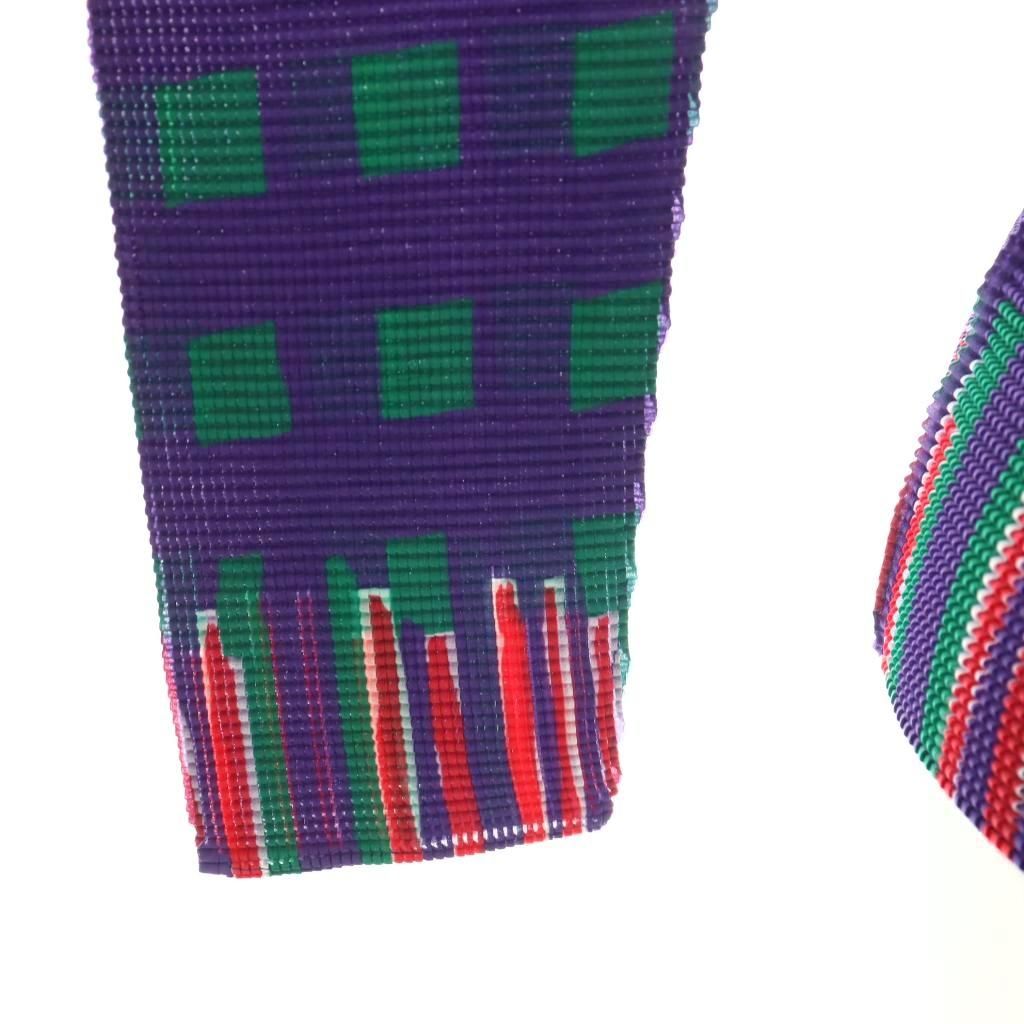 ミーイッセイミヤケ me ISSEY MIYAKE カットソー 長袖 ハイネック 総柄