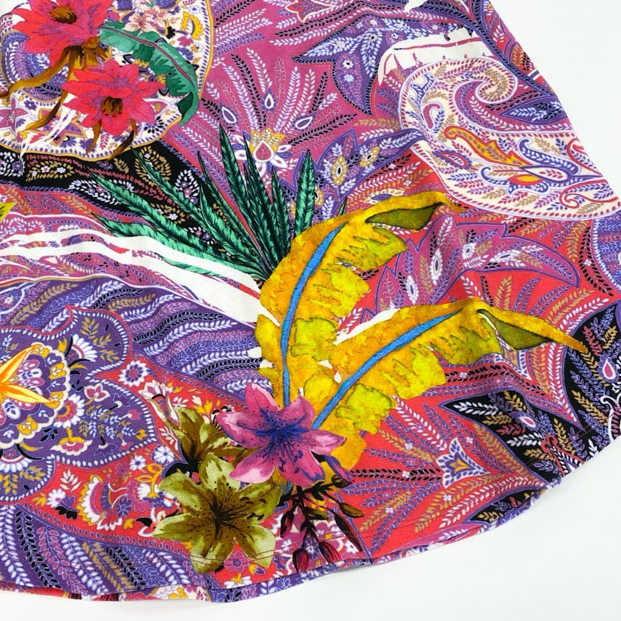67j6《美品》 ETRO エトロ イタリア製 半袖Tシャツ クルーネック