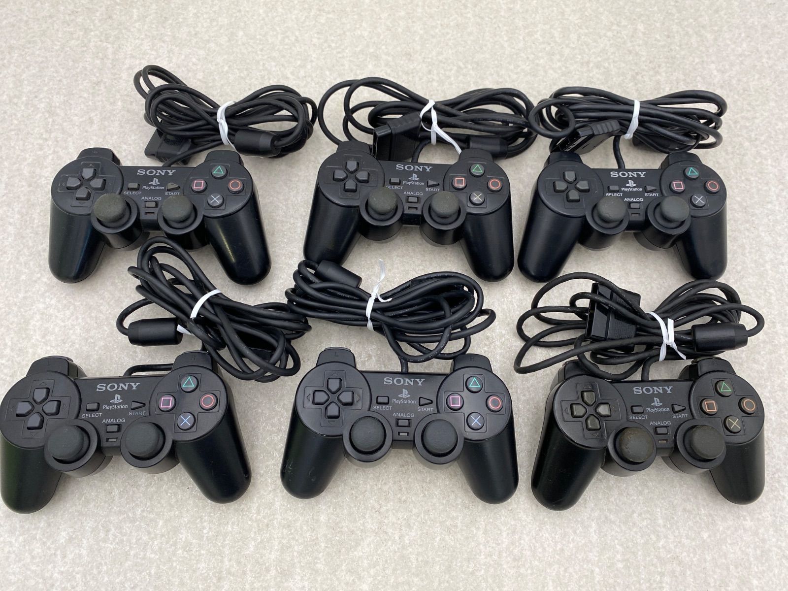 SONY プレイステーション2　DualShock 2　コントローラー　ジャンク　まとめ売り　３０点