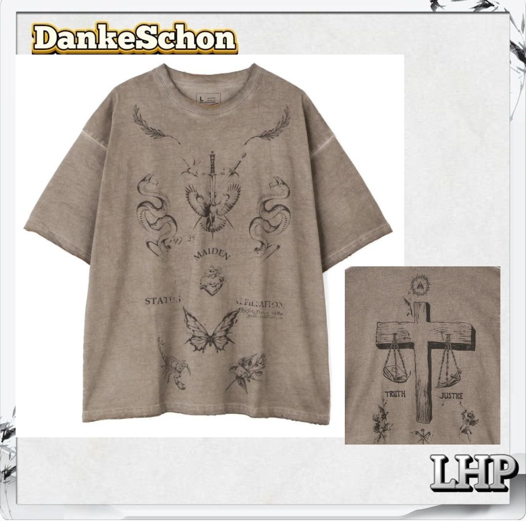 正規品 LHP DankeSchon ダンケシェーン トップス 半袖 フェード感