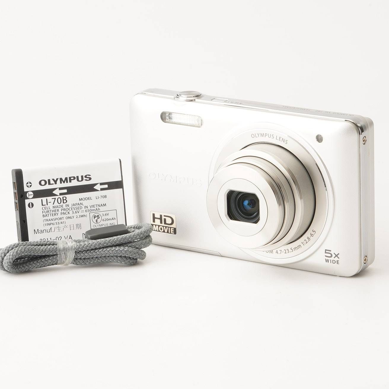 オリンパス OLYMPUS VG-140 シルバー 5x 光学ズーム - メルカリ