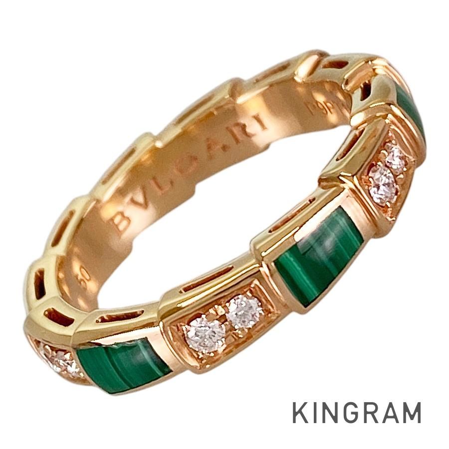 ブルガリ BVLGARI セルペンティ ヴァイパー 356774 K18PG ダイヤモンド 9.5号(49-50) リング sss【中古】 229,433円