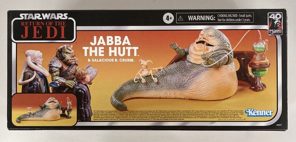 HASBRO THE BLACK SERIES JABBA THE HUTT & SALACIOUS B. CRUMB F6997