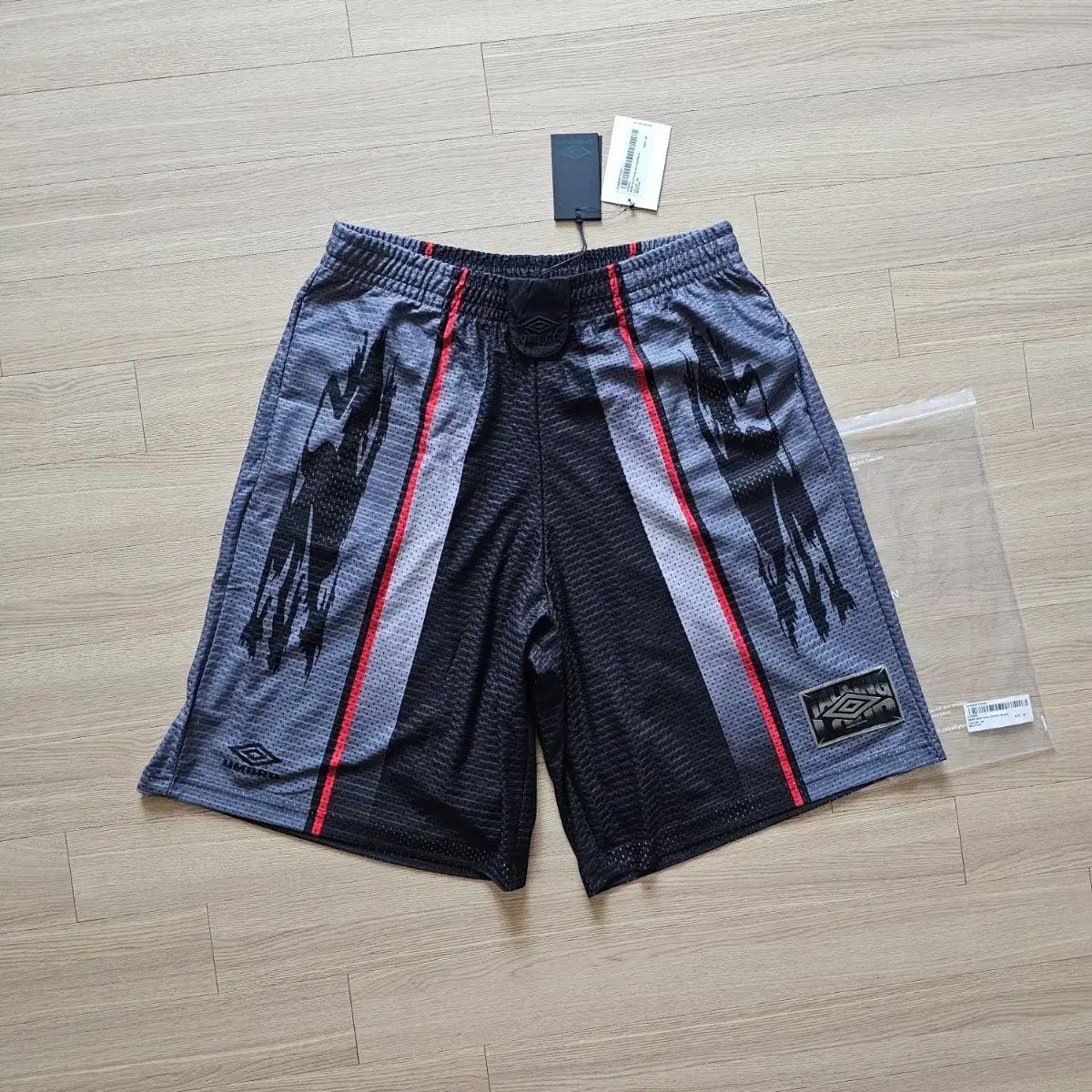 US XL 新品 umbro アンブロ X Slam Jam セットアップ メッシュ ハーフパンツ ショーツ バミューダ