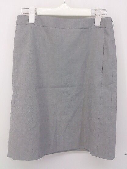 ◇ green label relaxing グリーンレーベル UNITED ARROWS 膝丈 台形 スカート サイズ38 グレー レディース 【中古】 【1207040000987】