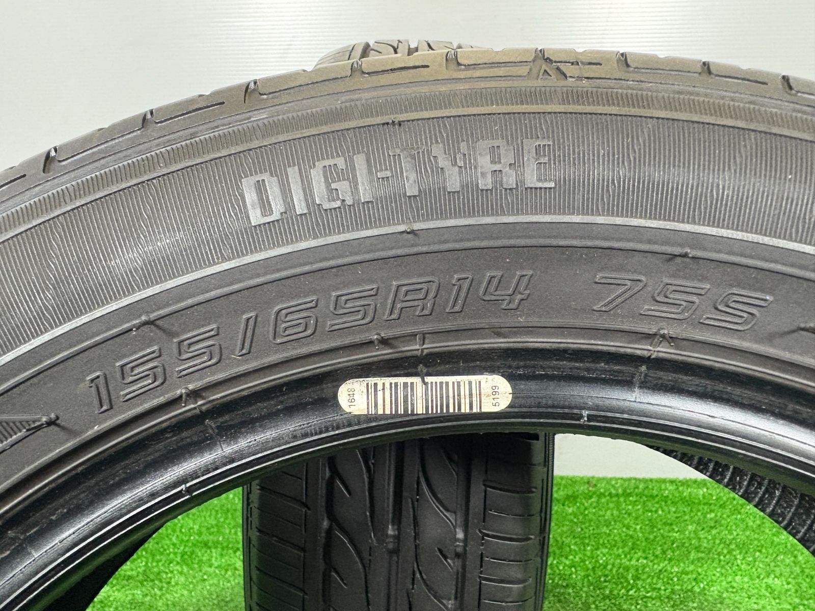 送料無料☆155/65R14 ダンロップ EC202 2021年製 2本 夏 タイヤ