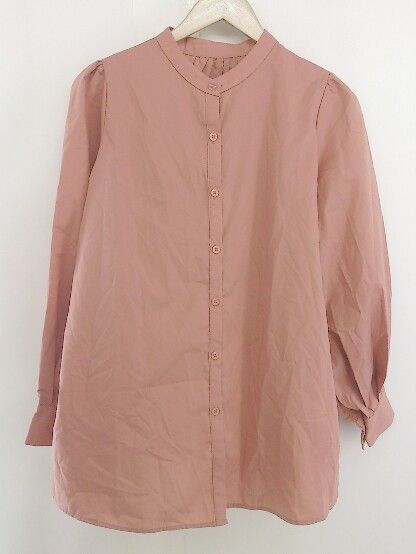 ◇ ◎ titivate ティティベイト バンドカラー 長袖 シャツ サイズS オレンジ レディース 【中古】 【1207040006118】