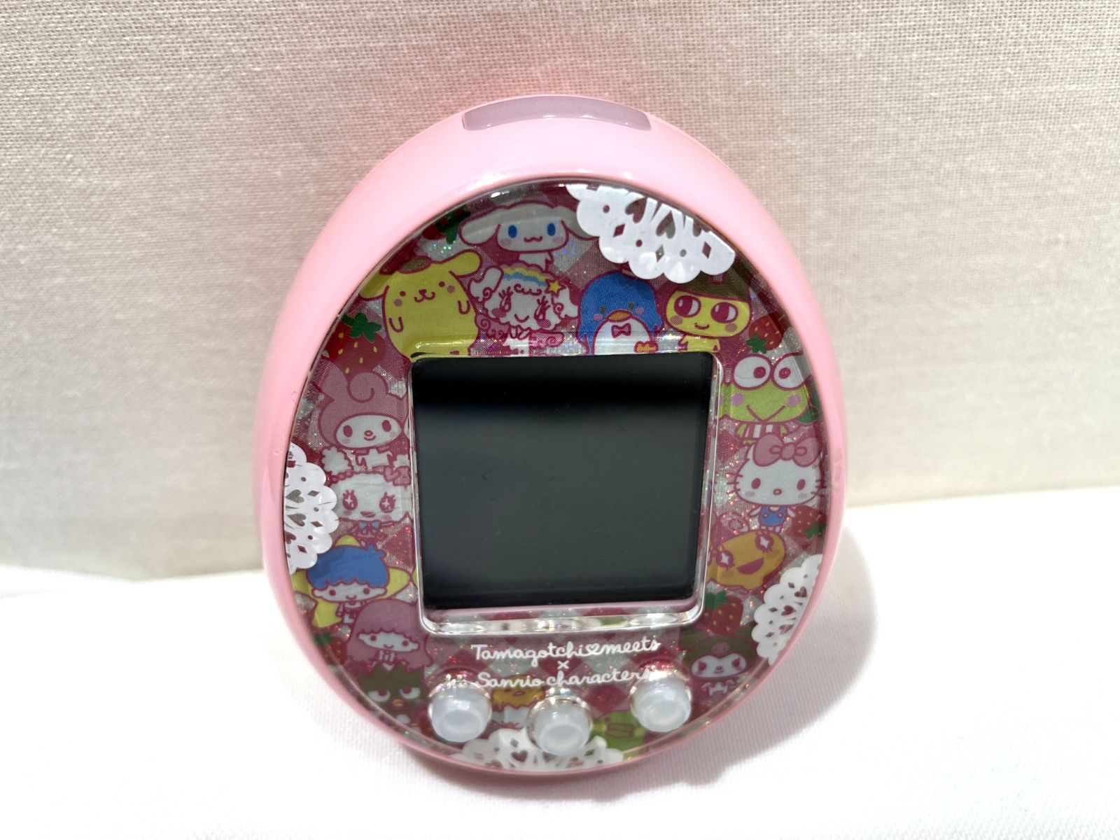 [高松30-0018] たまごっちみーつ​ サンリオキャラクターズみーつ Ver.ピンク 本体のみ★動作確認済★[中古/60]