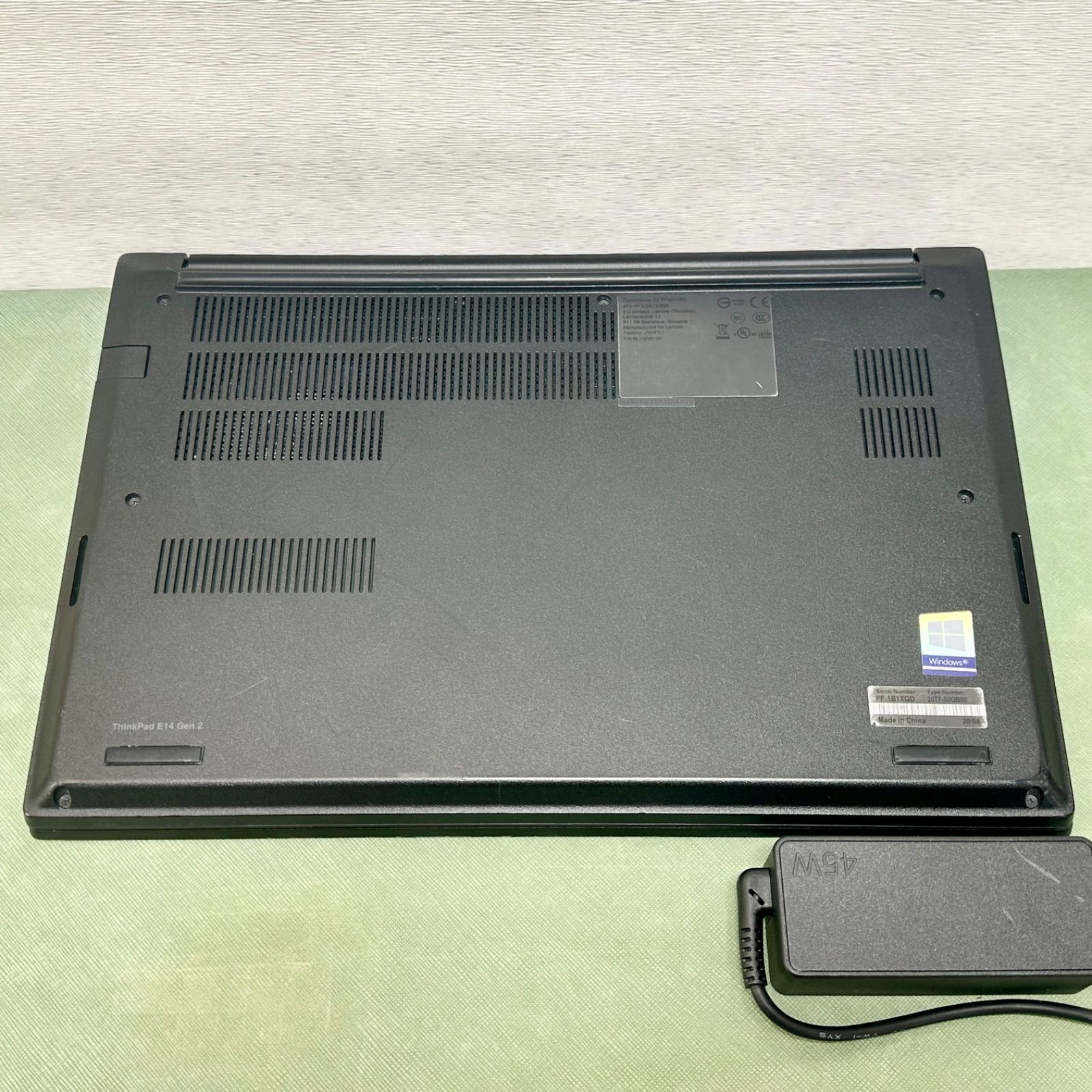 ThinkPad E14 Gen 2／Ryzen 5 4500U／メモリ8GB／SSD256GB／Win11