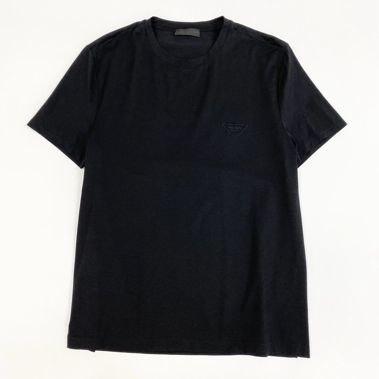 PRADA プラダ ロゴ刺繍Tシャツ size M | ヤマダウェブコム