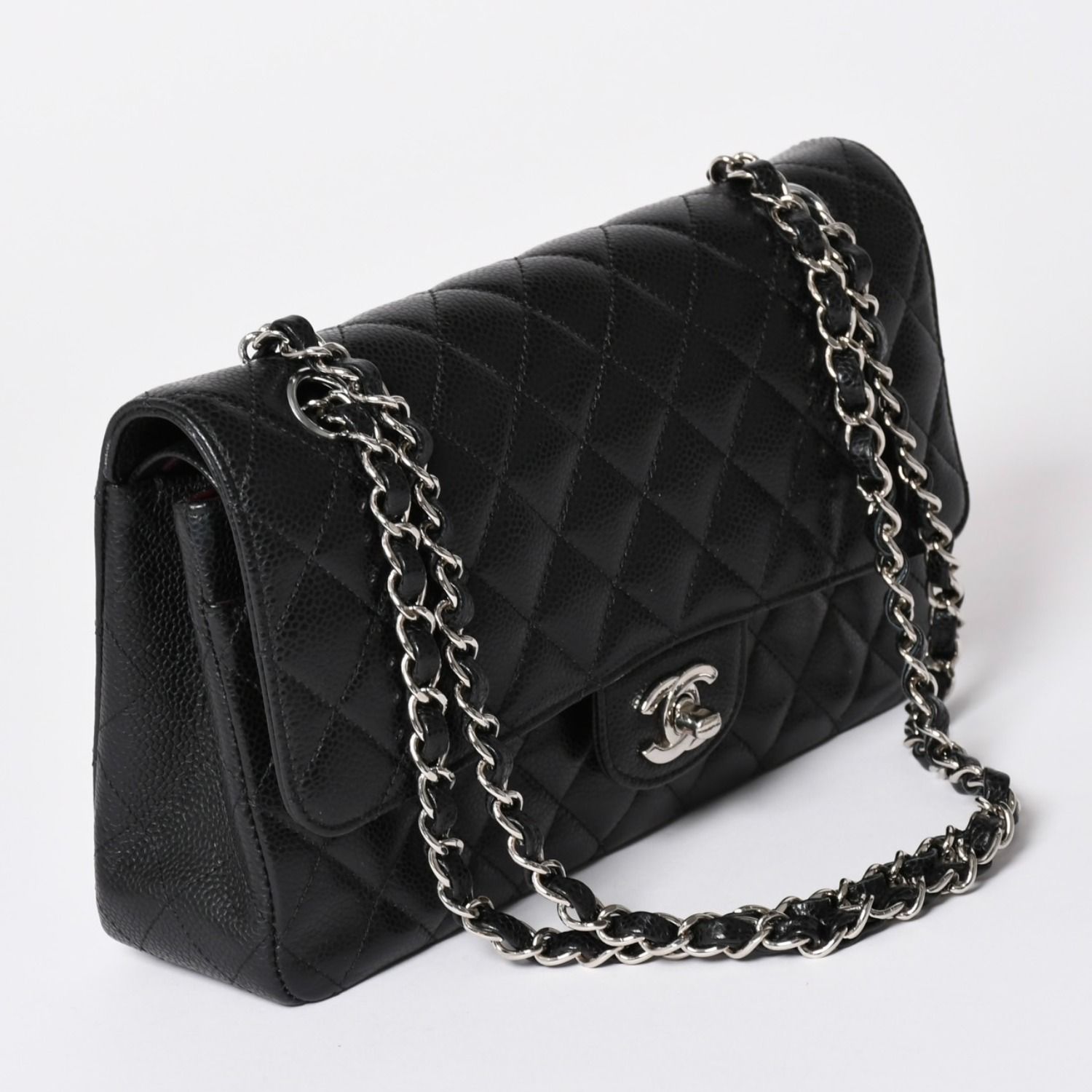 極美品 CHANEL シャネル マトラッセ25 Wフラップ Wチェーンショルダー 