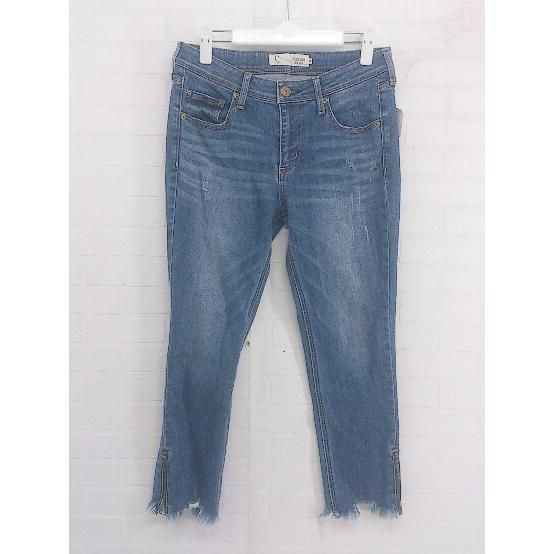 ◇ C.C.CROSS シーシークロス カットオフ デニム ジーンズ パンツ サイズ26 インディゴ レディース P 【中古】 【1208220005693】
