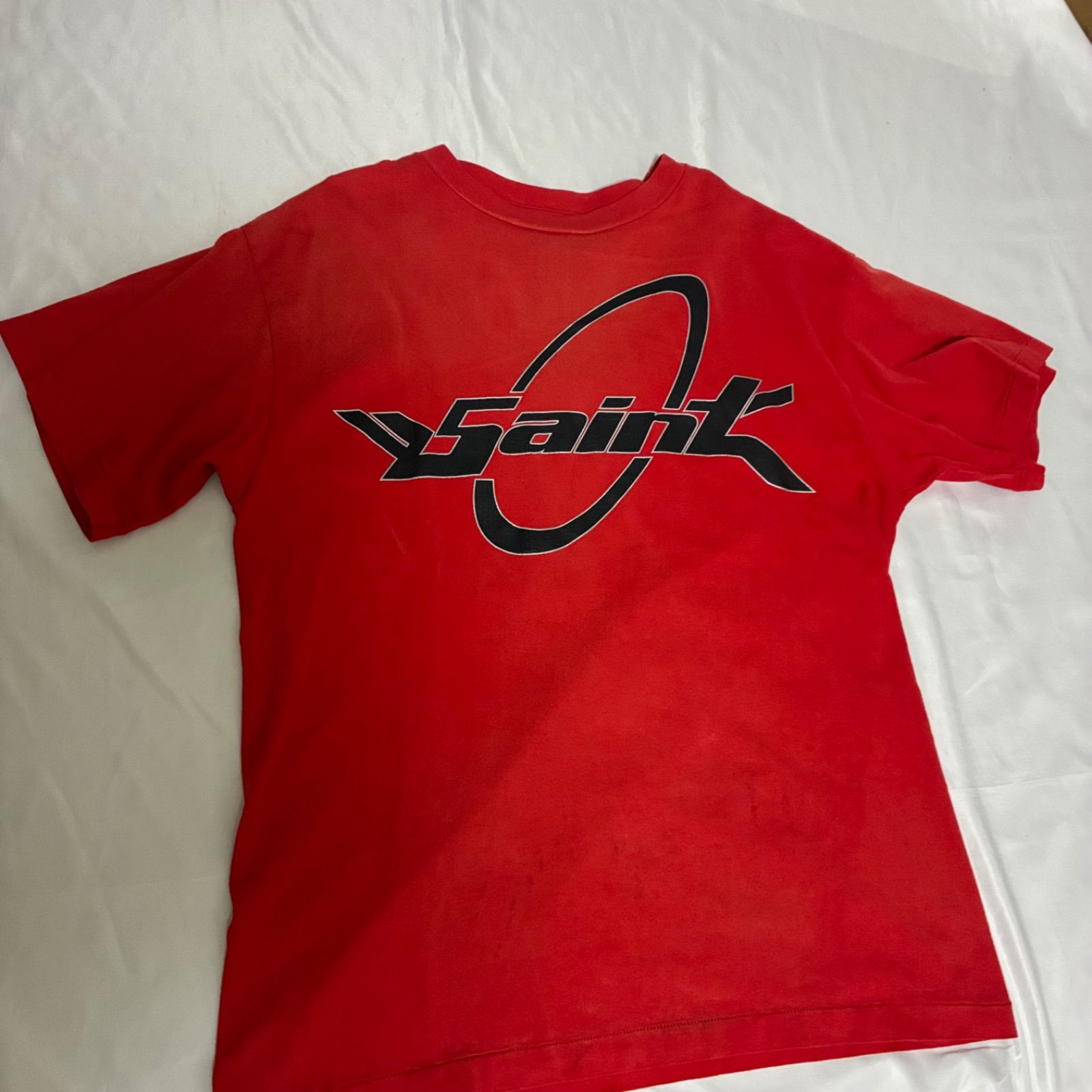 セントマイケル SAINT Mxxxxxx 22SS SAINT ロゴ Tシャツ レッド L
