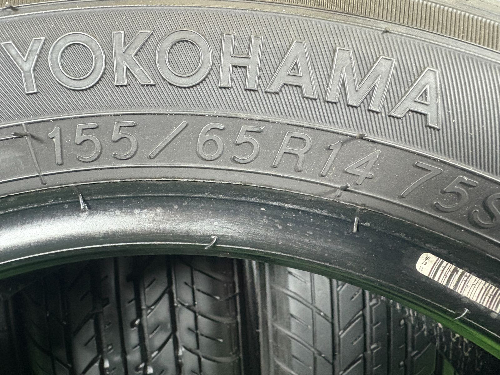 送料無料☆155/65R14 ヨコハマ S306 2023年製 4本 夏 タイヤ ノーマル