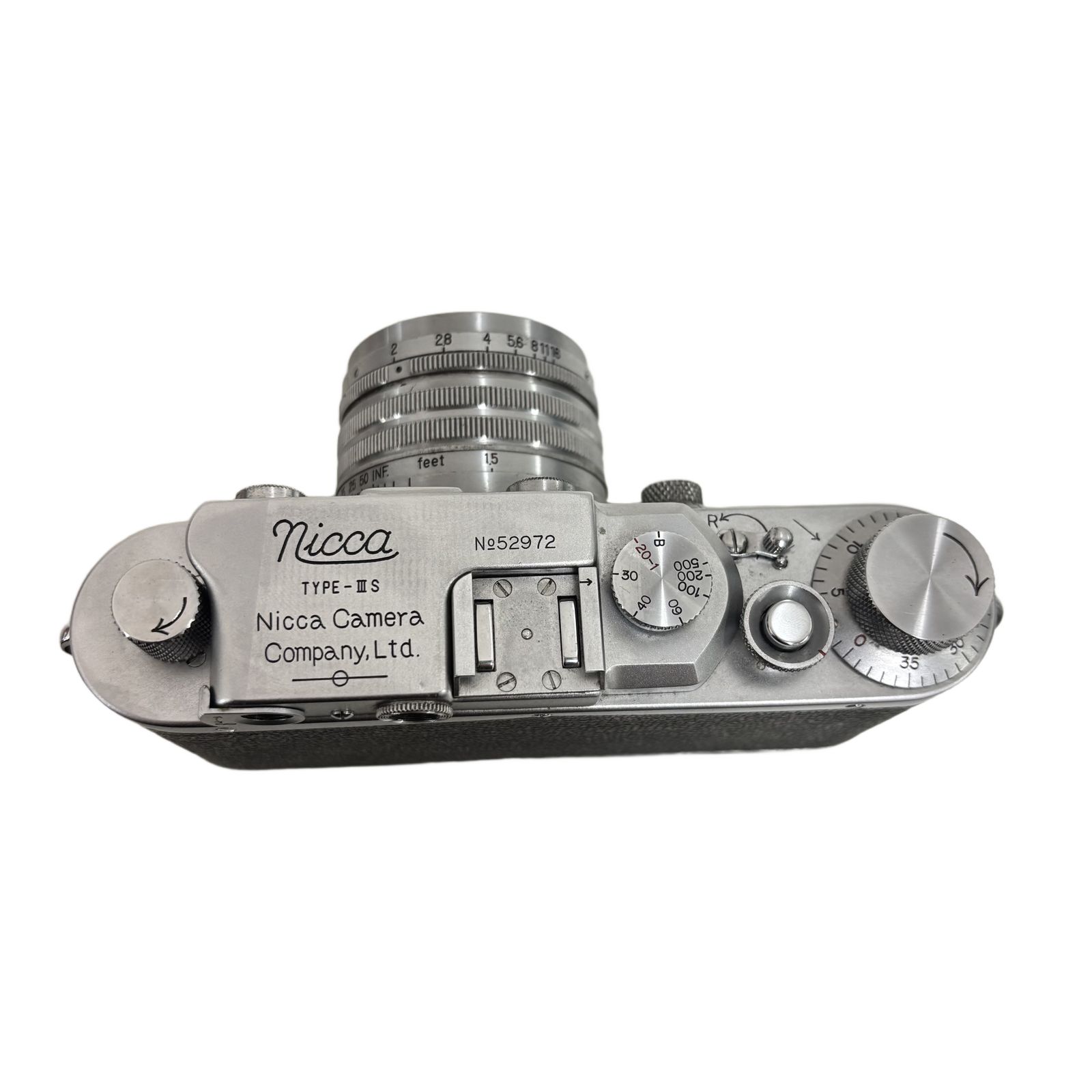Nicca Type-IIIS NIKKOR-H・C 5cm F2 レンズセット レンジファインダー