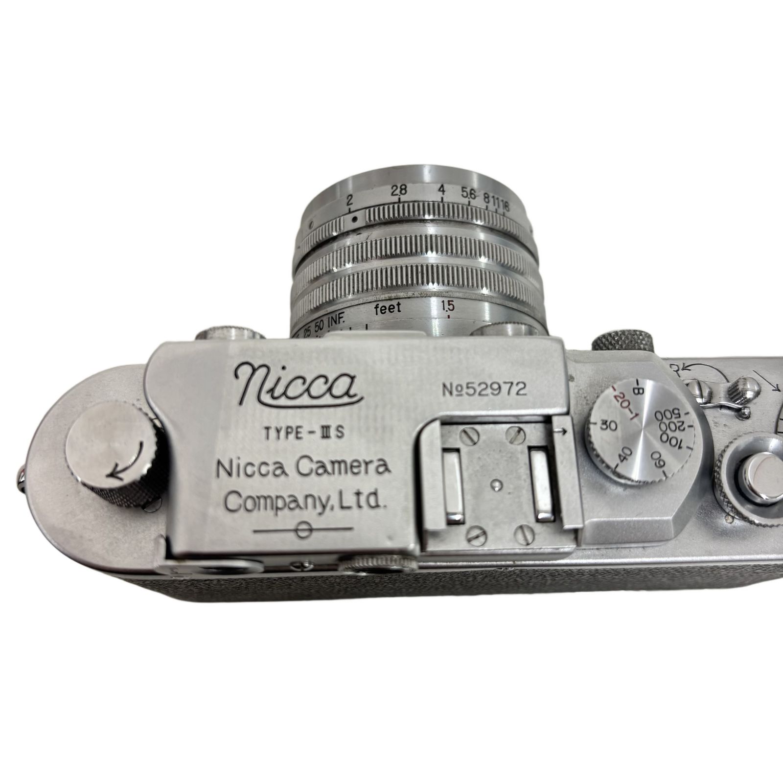 Nicca Type-IIIS NIKKOR-H・C 5cm F2 レンズセット レンジファインダー